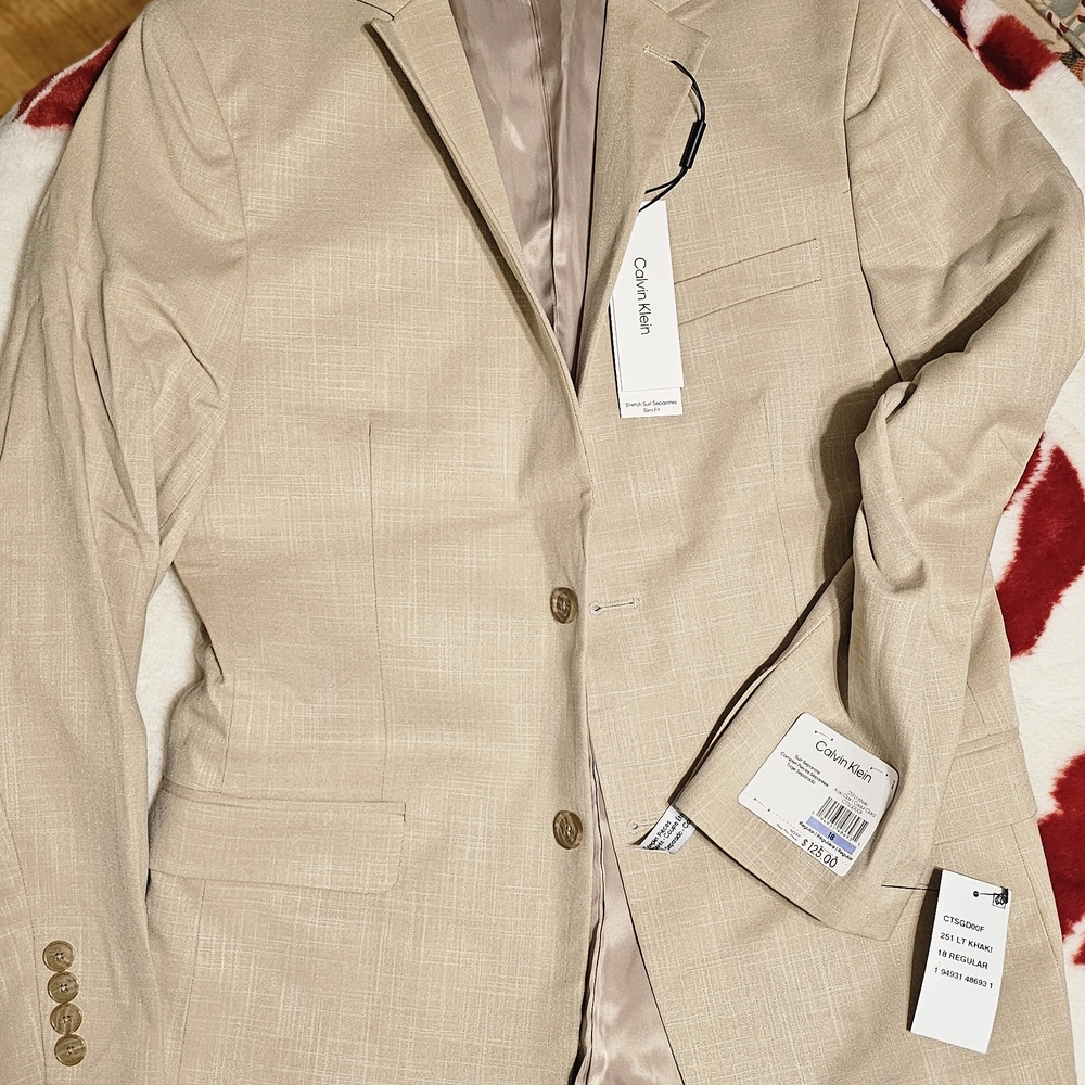 Calvin Klein Boy's Tan Suit